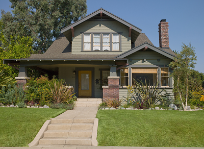 a house with a large yard